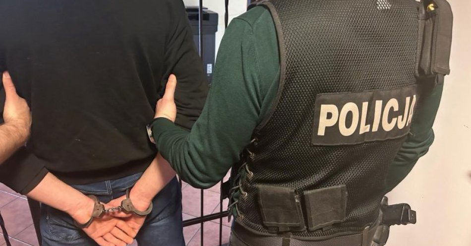 zdjęcie: Policjant z Chojnic, podczas spaceru z psem, zatrzymał poszukiwanego mężczyznę / fot. KPP w Chojnicach