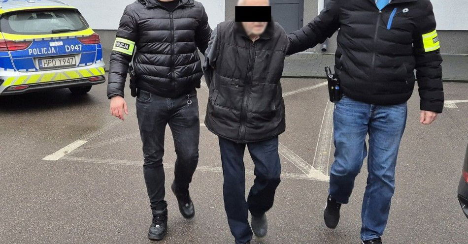 zdjęcie: Mężczyzna w wieku 73 lat aresztowany za usiłowanie zabójstwa żony / fot. KPP Łuków