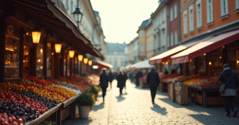 zdjęcie: Nowy bazarek w stylu świdermajer powstanie w Otwocku. Zajezdnia autobusowa do przebudowy / Widok polskiego rynku miejskiego /TMAI