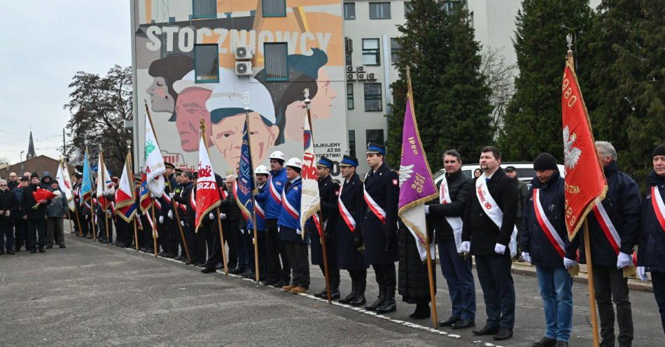 zdjęcie: Uroczyste obchody rocznicy Grudnia '70 / fot. PAP