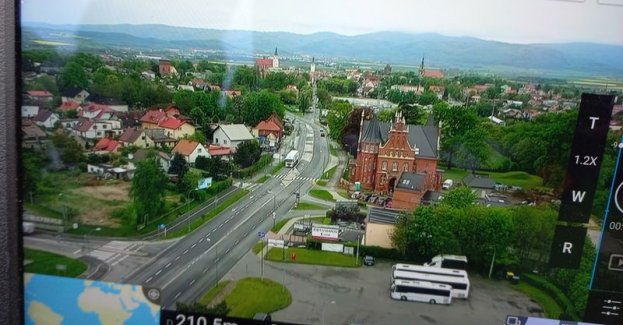 Policyjny dron nad drogami powiatu dzierżoniowskiego