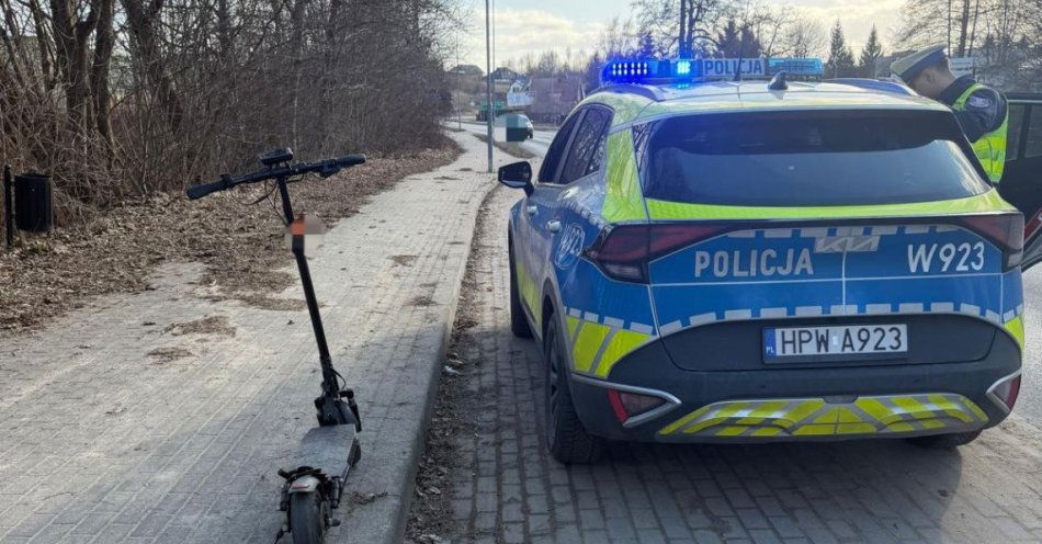 zdjęcie: W Świdwinie zatrzymano mężczyznę na hulajnodze z promilem / fot. KPP w Świdwinie IMG-20260312-WA0010