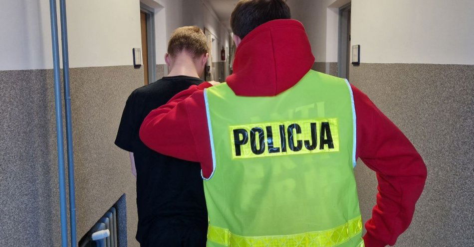 zdjęcie: Notoryczny złodziej w rękach policji / fot. KPP w Pabianicach