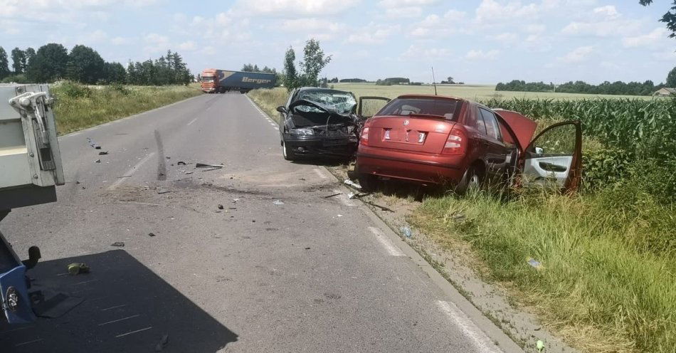 zdjęcie: Wypadek z udziałem trzech pojazdów / fot. KMP w Płocku