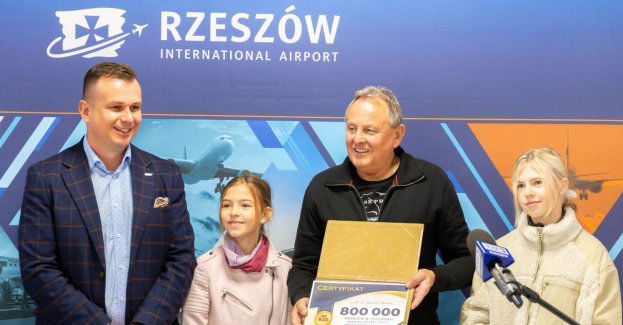 800.000 pasażerów obsłużonych na lotnisku w Jasionce