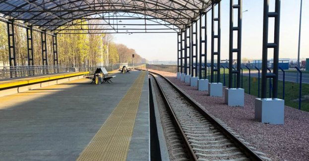 Wejście na stację Olsztyn Główny - możliwe od Zatorza
