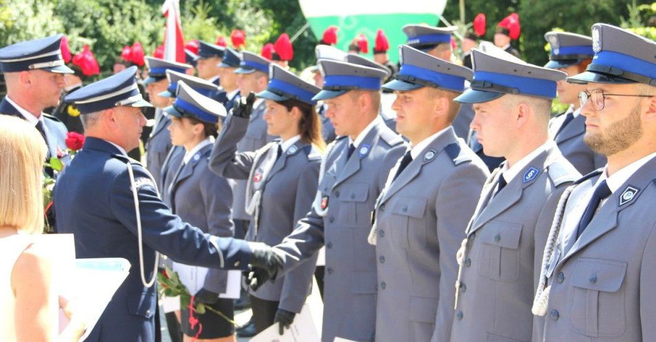 zdjęcie: Obchody Święta Policji w Łęcznej / fot. KPP Lublin