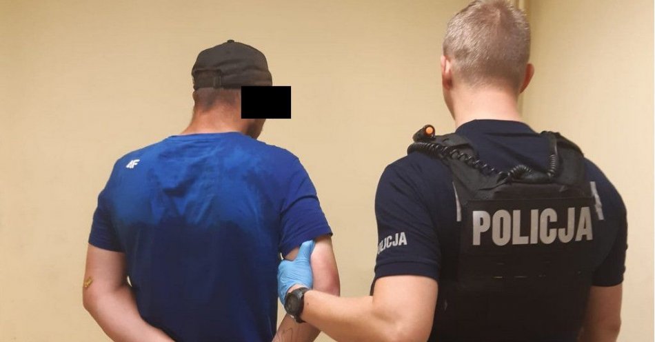 zdjęcie: Podpalacz wpadł w ręce policjantów z Wyżyn / fot. KWP w Bydgoszczy