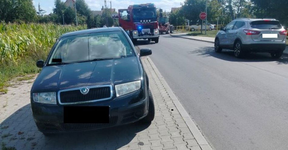 zdjęcie: Zderzenie auta z motocyklem w Radziejowie / fot. KPP w Radziejowie