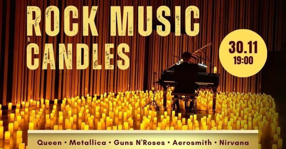 zdjęcie: Rock Music & Candles / kupbilecik24.pl / Rock Music & Candles