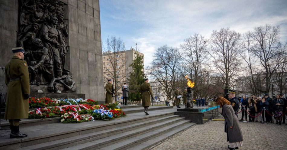 zdjęcie: Warszawskie obchody Międzynarodowego Dnia Pamięci o Ofiarach Holokaustu / fot. nadesłane