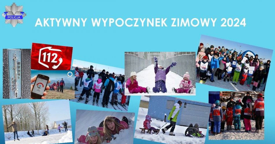 zdjęcie: Bezpieczny i aktywny zimowy wypoczynek 2024 / fot. KPP w Świdnicy