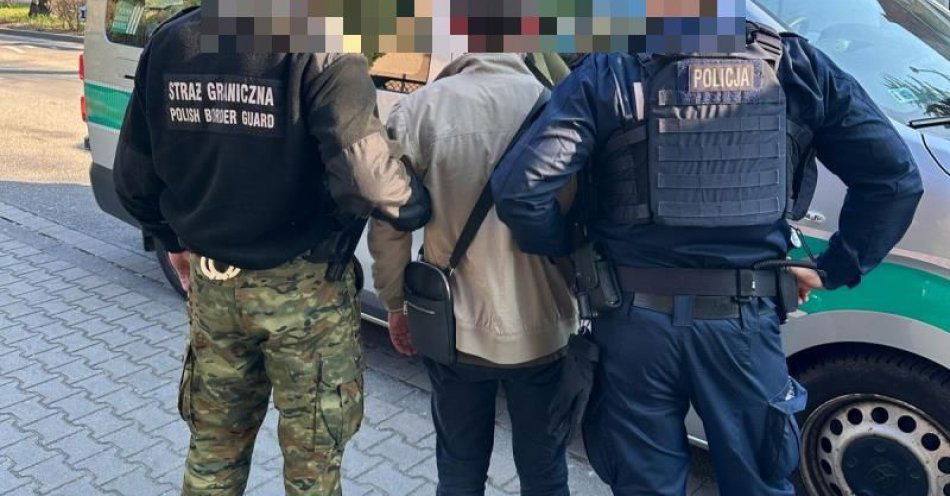 zdjęcie: Obywatel Ukrainy zatrzymany i przekazany Straży Granicznej / fot. KPP w Miliczu