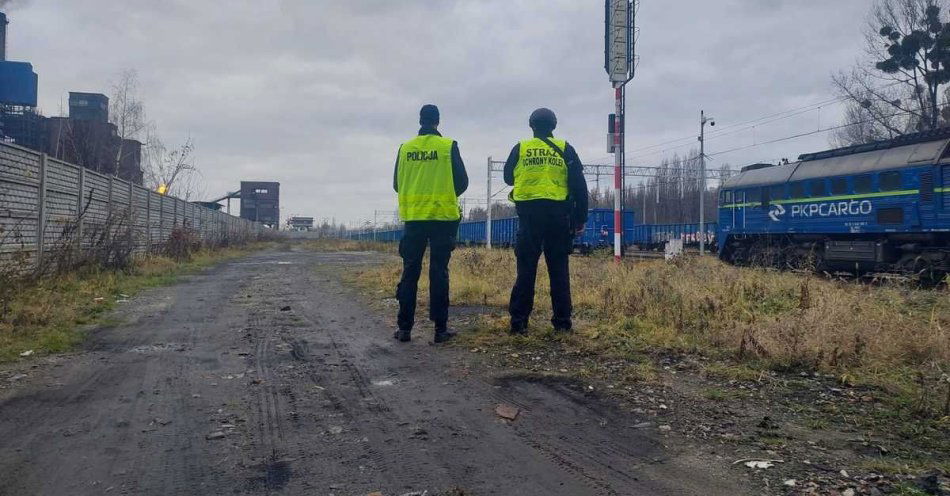 zdjęcie: Wzmożone patrole na torach w operacji TOR / fot. KMP w Chorzowie