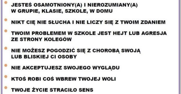 W trosce o dzieci i nastolatków- ważne telefony