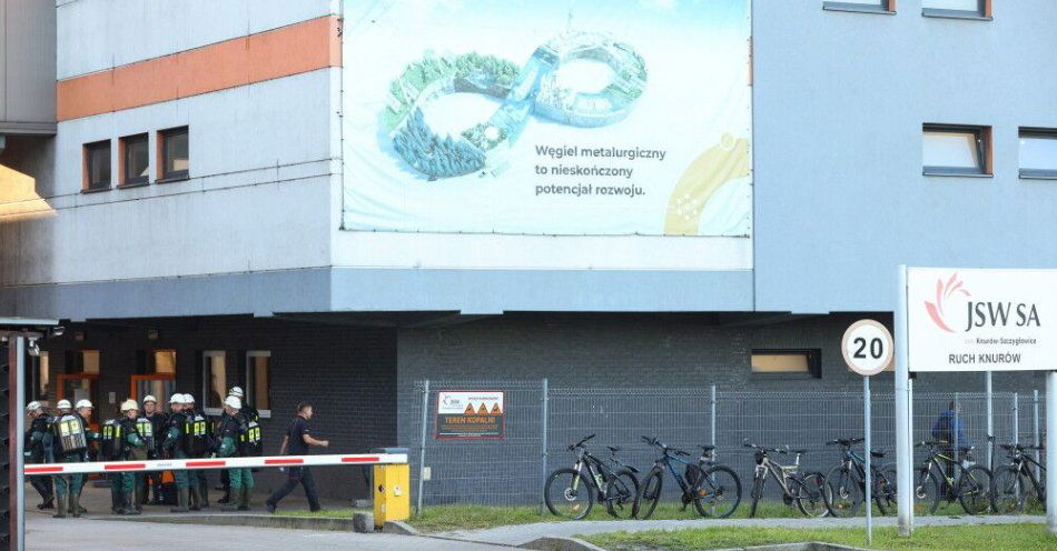 zdjęcie: Poszukiwany po wstrząsie w kopalni Knurów górnik nie żyje / fot. PAP