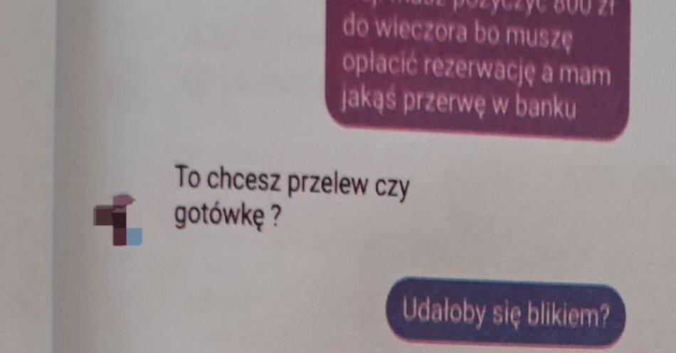 zdjęcie: Chciała pomóc siostrze, okazało się, że to oszustwo / fot. KPP Tomaszów Lubelski