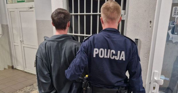 Wpadł tuż po wybiciu szyby