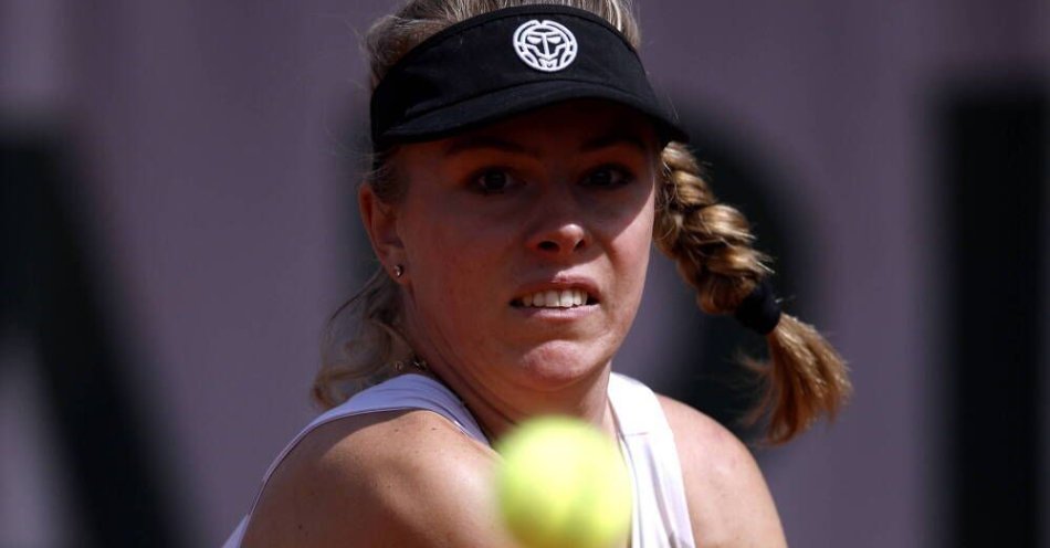 zdjęcie: Magdalena Fręch odpadła w pierwszej rundzie wielkoszlemowego Wimbledonu / fot. PAP