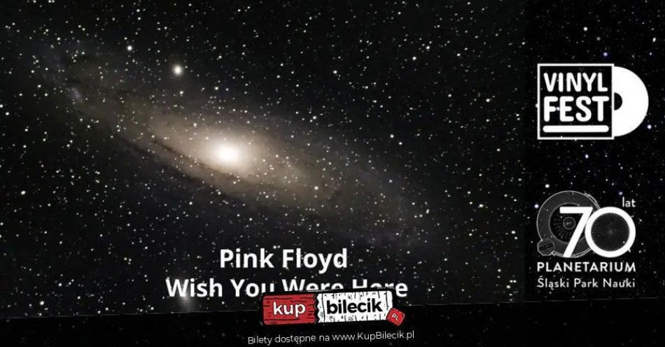 zdjęcie: Pink Floyd Wish You Were Here 50-lecie wydania płyty VINYLFEST PLANETARIUM ŚLĄSKIE / kupbilecik24.pl / Pink Floyd \