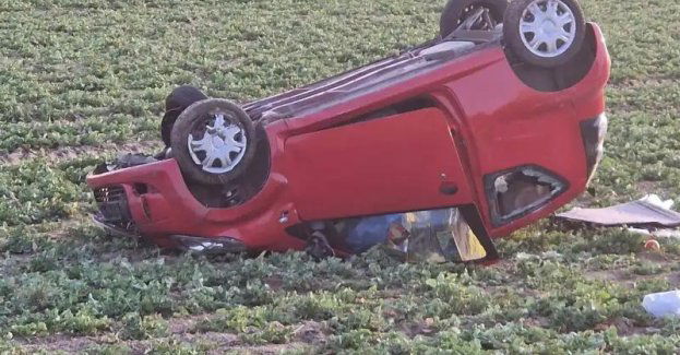 Dachowanie citroena w Czerniaku