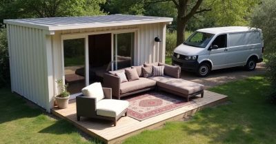 Wyrzucił meble przy kontenerach działkowych. Został ukarany