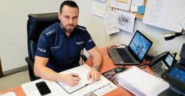 Policjant jadąc do służby zatrzymał pijanego kierowcę samochodu ciężarowego