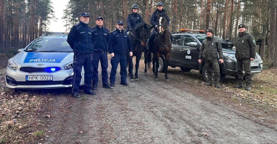 zdjęcie: Akcja STROISZ w Wilczej Woli: policja i straż chronią lasy / fot. KPP w Kolbuszowej