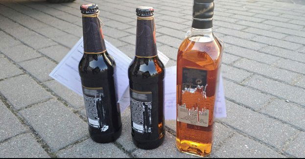 Amator alkoholi trafił w ręce policjantów
