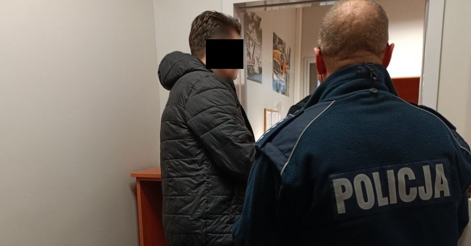 zdjęcie: Poszukiwany 46-latek został zatrzymany przez brzeską drogówkę / fot. KPP Brzeg
