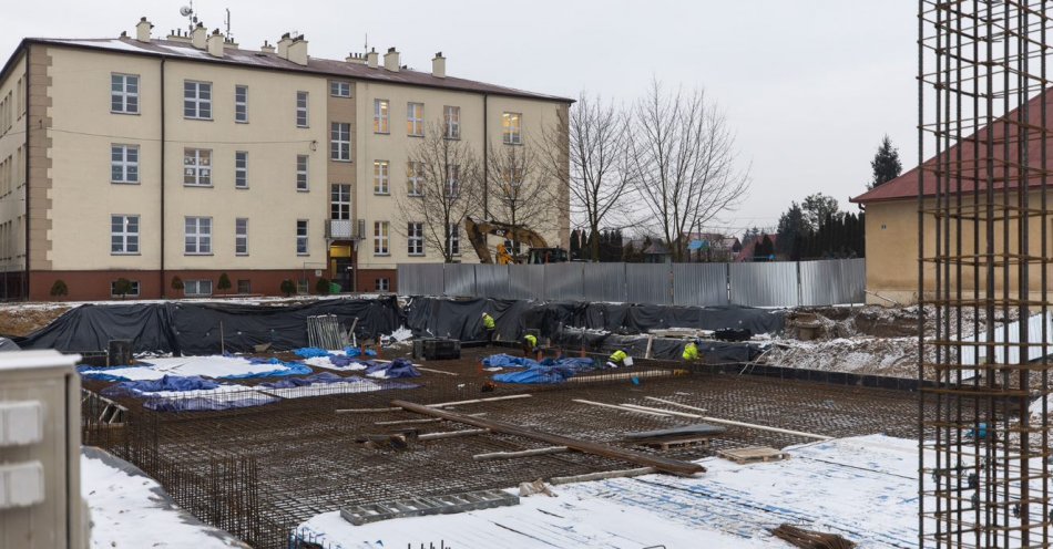 zdjęcie: Trwa rozbudowa szkoły na osiedlu Staromieście w Rzeszowie / fot. nadesłane