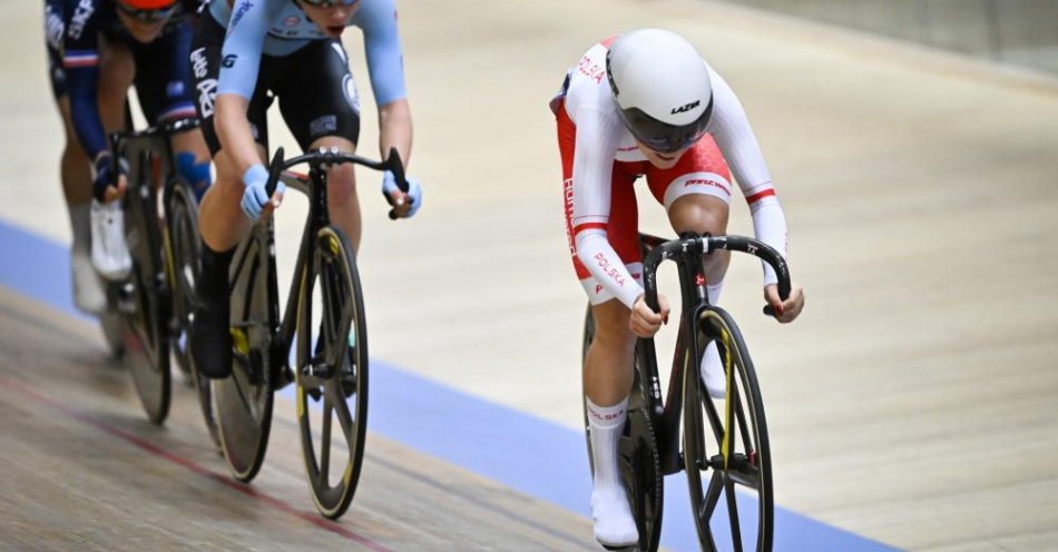 zdjęcie: ME w kolarstwie torowym - kolejny medal Pikulik, Rudyk w półfinale sprintu / fot. PAP