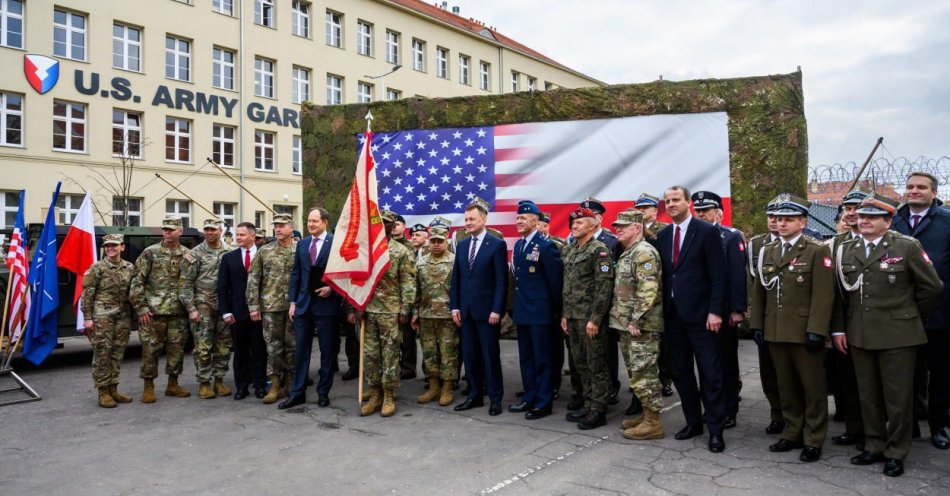 zdjęcie: W Poznaniu ustanowiono pierwszy stały garnizon armii USA / fot. PAP