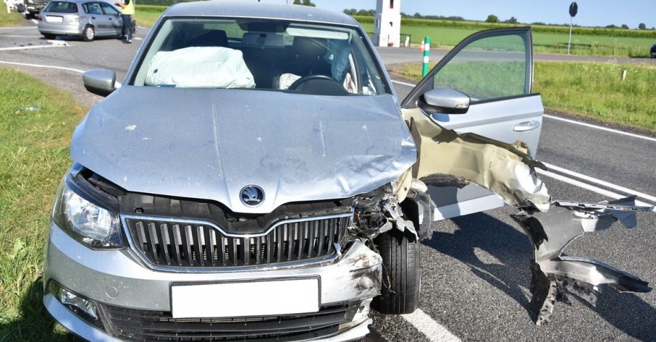 zdjęcie: Wypadek spowodował kierowca bez uprawnień / fot. KPP Radzyń Podlaski