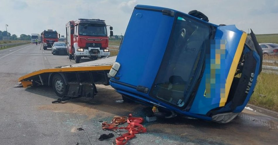 zdjęcie: Wypadek  na obwodnicy ryk / fot. KPP Ryki