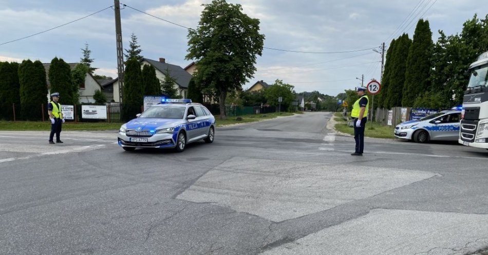 zdjęcie: Czuwaliśmy nad bezpieczeństwem kolarskiego wyścigu / fot. KPP Sandomierz