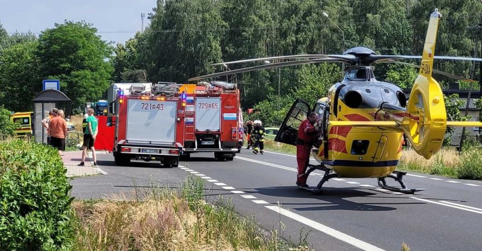 zdjęcie: Czarna Środa na DK50-2 wypadki, 4 osoby ranne i jedna ofiara śmiertelna / fot. KPP w Żyrardowie