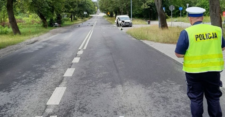 zdjęcie: Motocyklista zginął w wypadku / fot. KMP Lublin