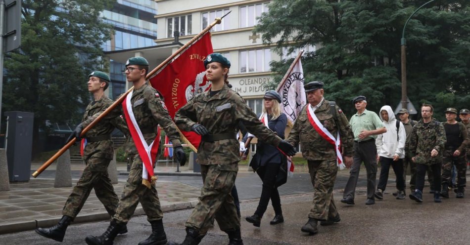 zdjęcie: Z Krakowa wyruszył 58. Marsz Szlakiem I Kompanii Kadrowej / fot. PAP