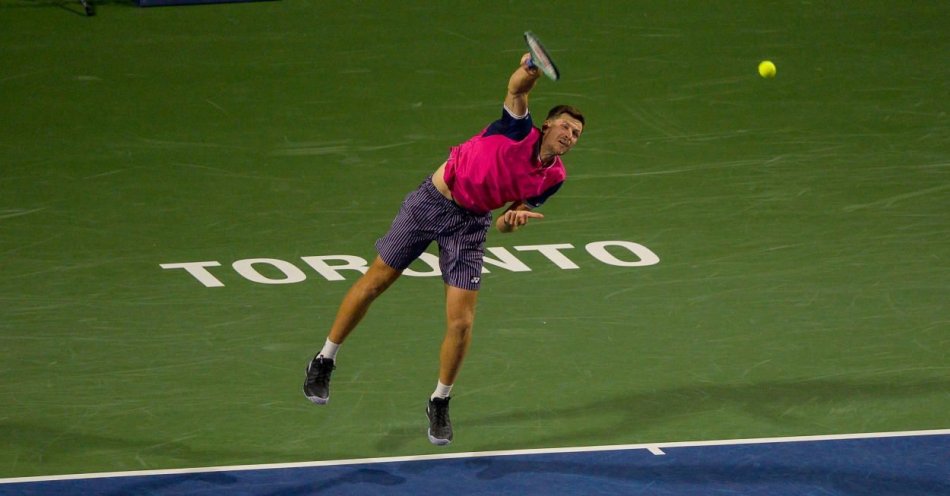 zdjęcie: Turniej ATP w Toronto - Hurkacz przegrał z Alcarazem w 3. rundzie / fot. PAP