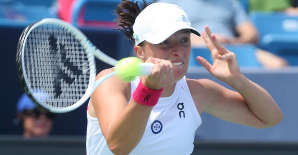 zdjęcie: Turniej WTA w Cincinnati - porażka Świątek w półfinale z Gauff / fot. PAP