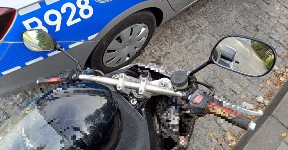 zdjęcie: Jechał motocyklem bez liczników i wskaźników…　 / fot. KPP w Lubienie