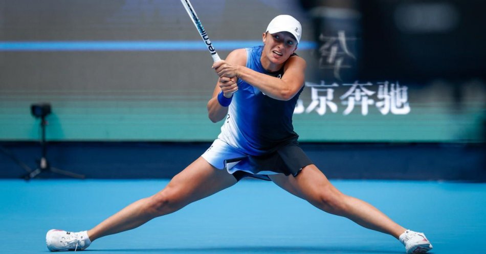 zdjęcie: Turniej WTA w Pekinie - Iga Świątek w finale / fot. PAP
