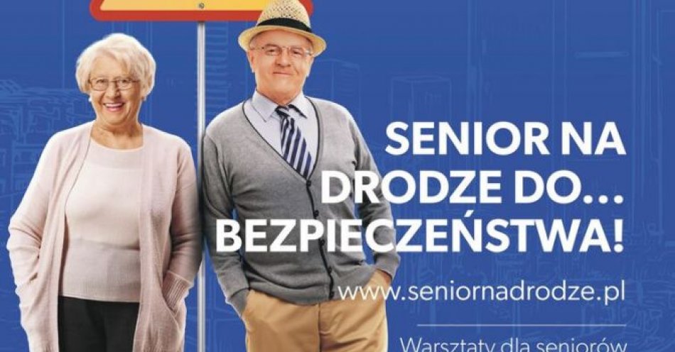 zdjęcie: Senior na drodze do... bezpieczeństwa! / fot. KPP Gniezno