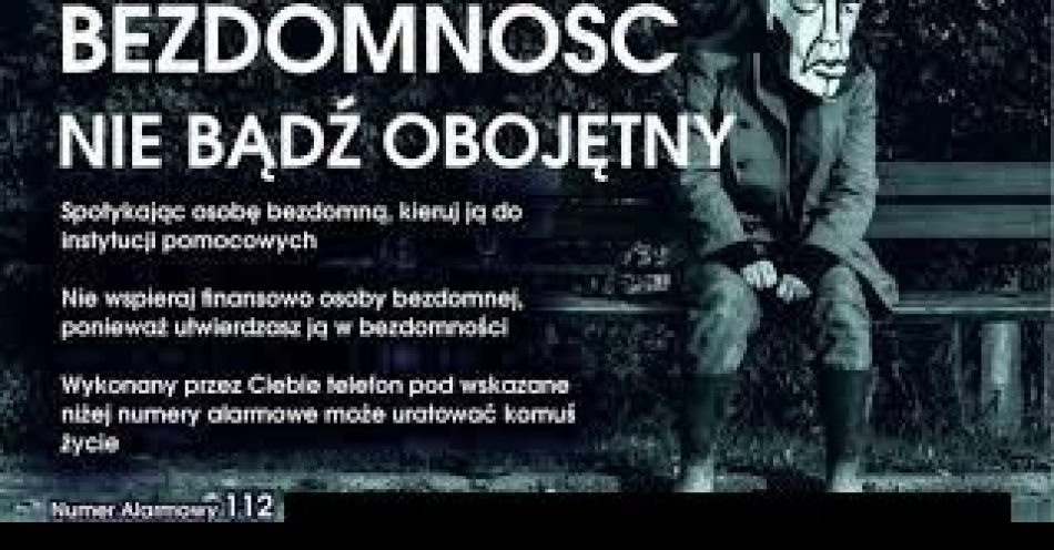 zdjęcie: Wystarczy tylko jeden telefon pod numer 112, by uchronić kogoś od wychłodzenia i uratować czyjeś życie / fot. KMP w Siedlcach