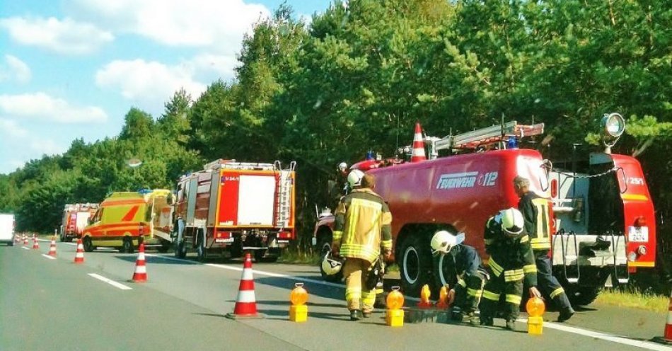 zdjęcie: Po wypadku nieprzejezdna autostrada A4 w kierunku Wrocławia