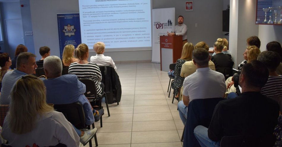 zdjęcie: Przemocy domowej mówimy nie / fot. KPP Wrzesnia