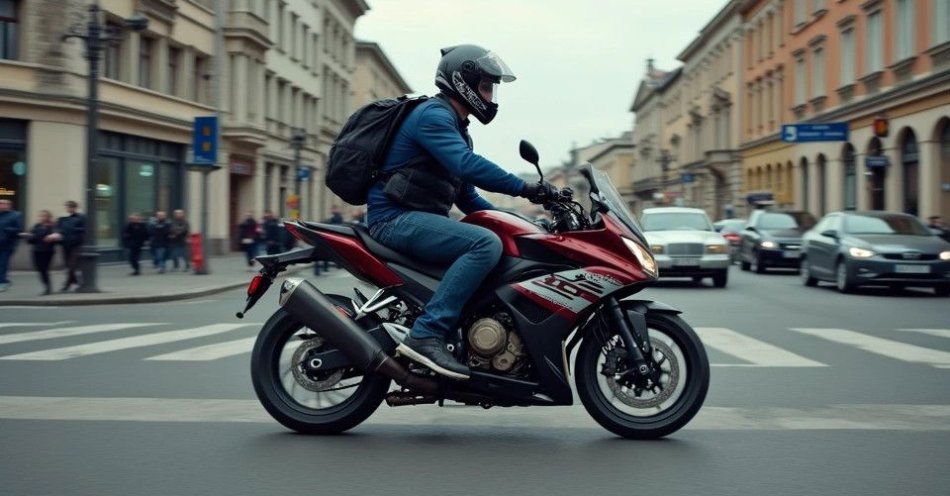 zdjęcie: Motocyklista pędził 116 km/h w centrum Koszalina / TM/ przykładowa ilustracja