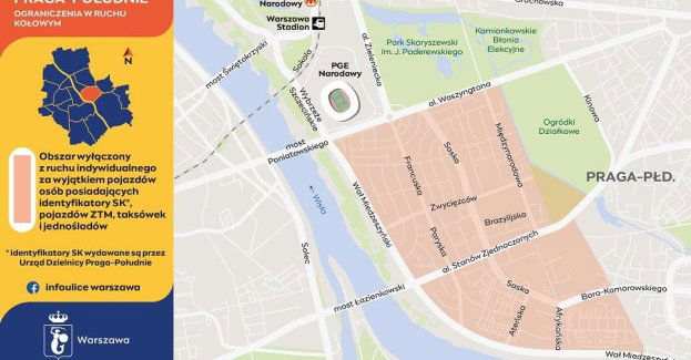 Zabezpieczenie meczu Polska Holandia na PGE Narodowym