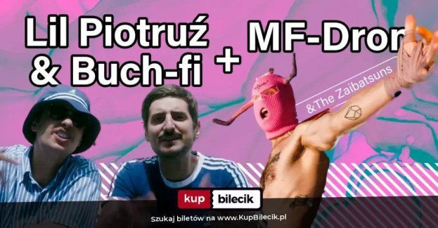 Warszawa Koncert Young Piotruź & Buch-fi + MF Dron & The Zaibatsuns